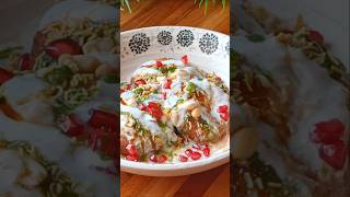 Crispy Aloo Tikki Chaat Recipe 😋🤤😍 Anyone Can Make This ❤️ shorts recipe [upl. by Nosreffej]