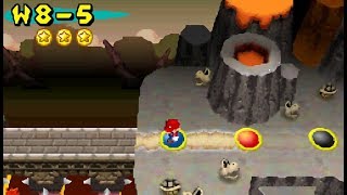 World 8 5 Star Coins New Super Mario Bros DS [upl. by Greer]