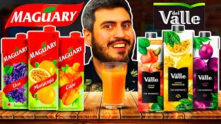 DEL VALLE VS MAGUARY Qual o Melhor Suco de caixinha [upl. by Vladi717]