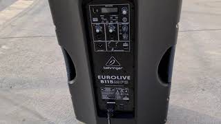 Review boxa activ Behringer Eurolive B115 MP3 [upl. by Drucilla664]