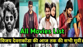 Vijay Devarakonda All South Indian Movies List  Hit and Flop List  Box Office Collection [upl. by Yrekaz]