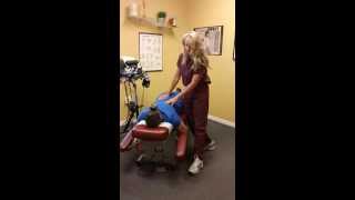 Chiropractic Adjustment Demo for Low and Mid Back Pain  Auto and Sports Injury  Tampa [upl. by Stepha]