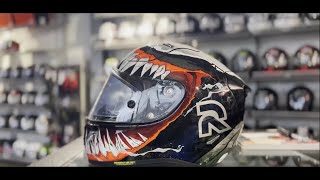 HowtoTutorial Visier Ein und AusbauMotorradhelm HJC [upl. by Godbeare]