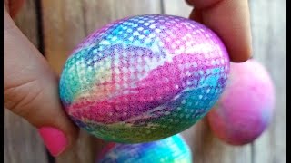 Tie Dye Easter Egg Decorating [upl. by Elsbeth]