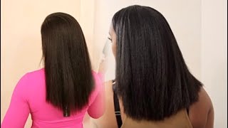 Length Check  Hair Update ft New Vevetec Beauty Straightener [upl. by Einaeg]