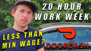 20 HOUR PART TIME DOORDASH WEEK  How much did we make Doordash amp UberEats [upl. by Izogn]