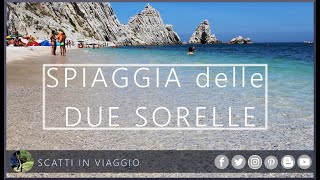 Numana Riviera del Conero  arrivo alla Spiaggia delle Due Sorelle [upl. by Oibesue282]