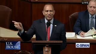 Leader Jeffries Floor Speech on an Extreme MAGA Republican shutdown [upl. by Aicrop479]