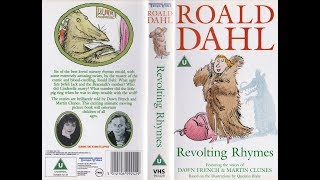 Roald Dahls Revolting Rhymes 1996 Reissue UK VHS [upl. by Celka]