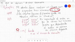 Permutación y combinación para 4to grado [upl. by Nodnarg]