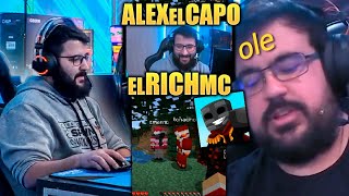 ALEXELCAPO JUEGA al MINECRAFT con ELRICHMC [upl. by Palestine867]