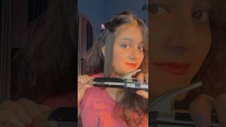 omg hair curling hack😵‍💫try kiya💁🏻youtubeshorts ytshots trending shorts hair viralvideo [upl. by Shivers]