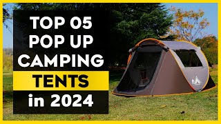 The Best Pop up Camping Tent in 2024 The Best 05 List [upl. by Georglana]