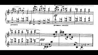 Darius Milhaud  Sonata No 1 for Piano Op 33 1916 ScoreVideo [upl. by Koh]