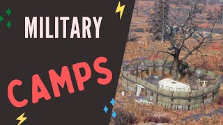 Fallout 76  All Military Camp Locations Ballistic Fiber [upl. by Anirroc]