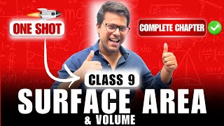 Surface Areas and Volume Class 9 in One Shot 🚀  Class 9 Maths  Chapter 11 Class 9 Maths [upl. by Mella]