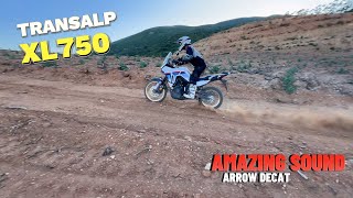 Shocking TRANSALP XL750 Decat Sound  Unexpected SOUND [upl. by Arakawa113]