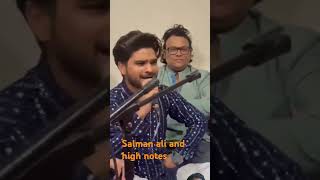 Salman ali  ye jo halka halka suroor hai  Live singing salimmerchant salmanali [upl. by Melva]