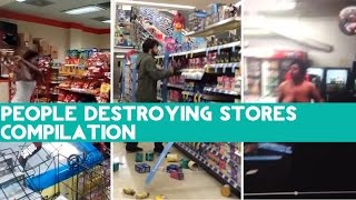 People Destroying Stores Compilation [upl. by Garzon]