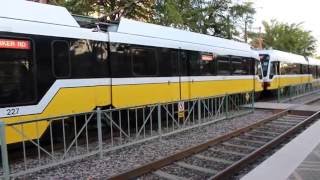 DART Red Line arriving and departing at CityLineBush Station [upl. by Zaslow868]