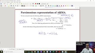 Stationary Models part18  Parsimonious representation of ARMA model  Time series  In Bangla [upl. by Rheingold36]