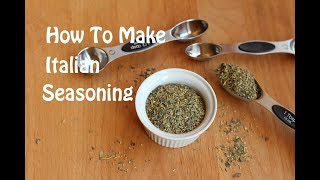 How To Make Homemade Italian Seasoning With Basil Thyme Oregano amp More  Rockin Robin Cooks [upl. by Nnayar]