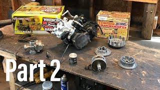 rebuilding the CR 125 engine part 2 [upl. by Eindys]