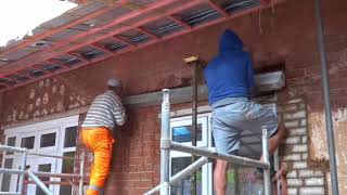 How to install concrete lintel part 2 [upl. by Brodench]