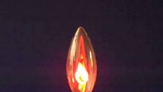 3CTC Flicker Flame Bulb in Action [upl. by Theodora]