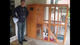 PawHut Catio  Outdoor Cat Enclosure Review [upl. by Phebe]