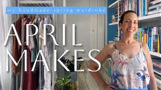 April Makes  My Handmade Spring Wardrobe [upl. by Tarkany]