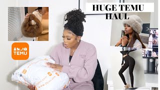 HUGE TEMU ESSENTIALS HAUL  MUST HAVE ITEMS [upl. by Leuneb]