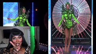 Nina Bonina Brown Living For Krystal Versace’s Runway Looks [upl. by Calle]