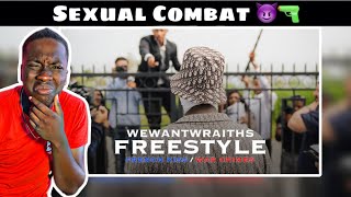 American Reaction To wewantwraiths  French KissWar Crimes Freestyle [upl. by Nytsirk]