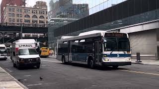 RETIRED MTA Bus Co 200910 Orion VII NG 4437 deadheading past 21 StQueens Plaza South [upl. by Rudich]