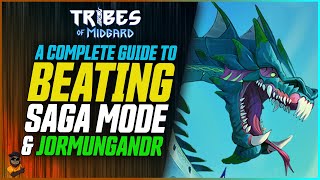 A Complete Guide To Beating Saga Mode amp Jormungandr  Tribes of Midgard [upl. by Macknair]