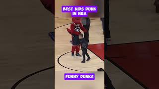 NBA Kids dunk kids kidsvideo nba dunk [upl. by Nollek157]