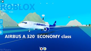 Roblox Flight Airbus a 320 Economy Class [upl. by Maxim]