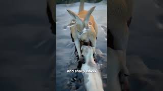 How Kangaroos Drown Dogs 😱 kangaroo Dogs shorts vira zackdfilms [upl. by Ycniuqed96]