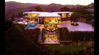 Award Winning Modern Hilltop House In Bel Air Los Angeles [upl. by Anaehr]