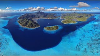 INCREDIBLE FRENCH POLYNESIA Huahine  Society Islands Amazing Planet 4K 2023 [upl. by Natie994]