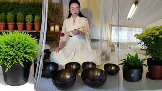 Singing Bowls for Healing the Mind Zen Meditation and Relaxing Music [upl. by Maxama]