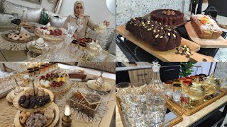 IDÉES DÉCO SALON ET CUISINE 🌟 طاولة ضيوف سهلة و سريعة 🌟 تحضيرات عيد الفطر 🌟 [upl. by Llerral896]