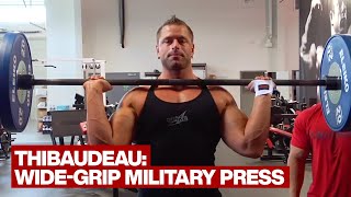 WideGrip Standing Military Press [upl. by Adamsen157]