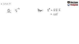 Q8 what if Rule of Exponents Negative Power [upl. by Hildegard899]