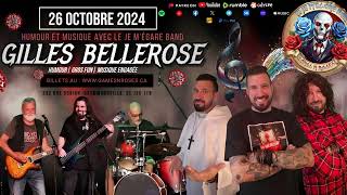 BANDE ANNONCE SPECTACLE GILLES BELLEROSE ET LE JE MÉGARE BAND LE 26 OCTOBRE À DRUMMONDVILLE [upl. by Pirbhai]