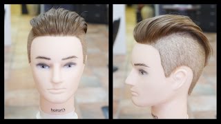 Mens Undercut Haircut Step by Step Tutorial  TheSalonGuy [upl. by Ramad203]