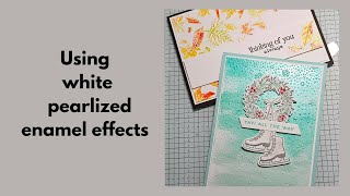 ways to use pearlized enamel effects [upl. by Etnovert]