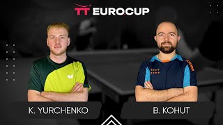 1815 Kiril Yurchenko  Bohdan Kohut 29102024 TT EuroCup Ukraine Elite TABLE 3 [upl. by Vilberg522]