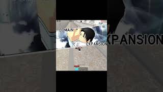 gojo domain expansion jujutsu shenanigans moment jujutsushenanigans jujutsukaisen roblox [upl. by Ater]